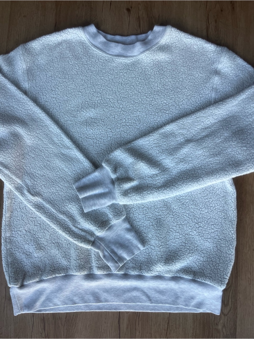 Strut This,  Georgie Reverse Fleece Sweatshirt Gray 100% Cotton women's  S